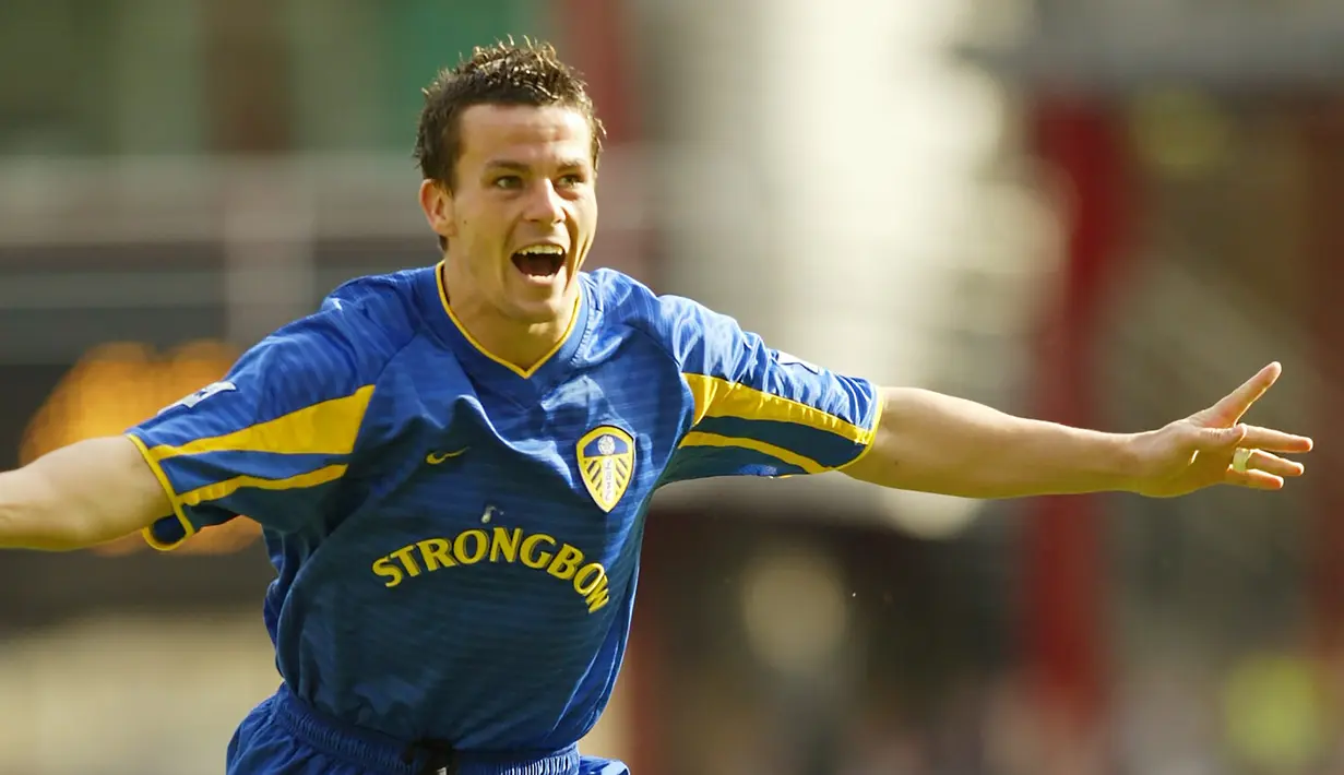 Ian Harte (28 gol) - Harte tercatat menjadi bek produkti mencetak gol saat bersama Leeds United. Pemain asal Irlandia ini mencetak 28 gol saat berkarier di Premier League. (AFP/Adrian Dennis)