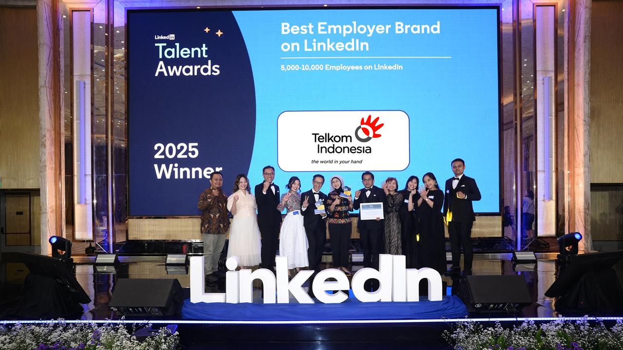TelkomGroup Borong Penghargaan di LinkedIn Talent Awards 2025