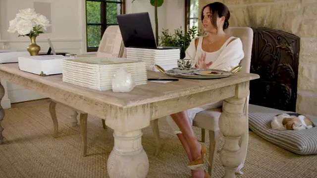 Meghan Markle. (Tangkapan layar video archewell.com)