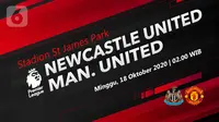 Newcastle United vs Manchester United (Liputan6.com/Abdillah)