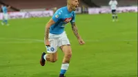 Gol Marek Hamsik tidak mampu membawa Napoli menang atas Lazio dalam lanjutan Liga Italia di Stadion San Paolo, Minggu (6/11/2016) diniari WIB. Kedua tim bermain imbang 1-1. (twitter.com/sscnapoli)