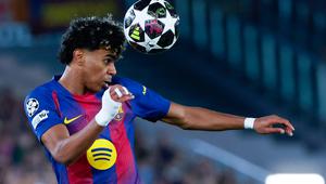 Yamal memecahkan rekor sebelumnya milik Kylian Mbappe, yang mencapainya pada usia 18 tahun 350 hari pada 2017. (AP Photo/Joan Monfort)