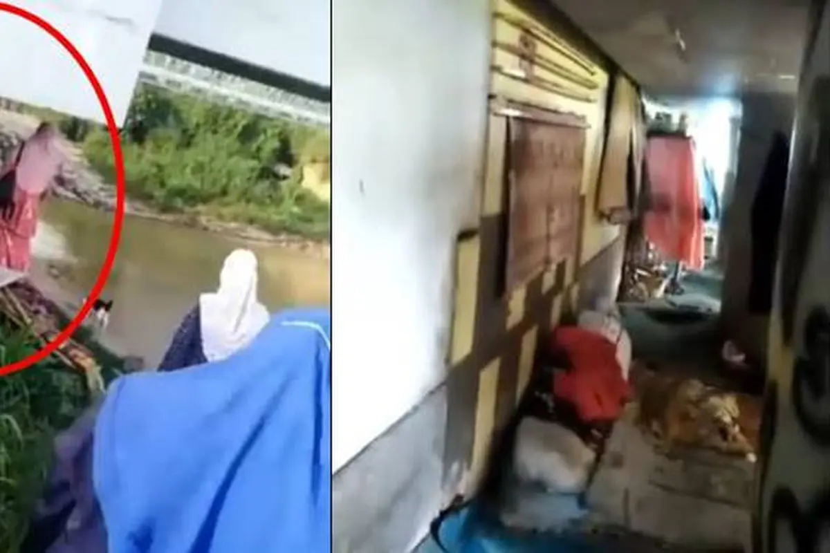 Kisah Haru Suami Istri Tinggal di Bawah Jembatan, Hanya Berdinding Kain