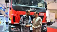 Tata Prima 3123.T meluncur Gaikindo Indonesia International Auto Show (GIIAS) 2019. (Oto.com)