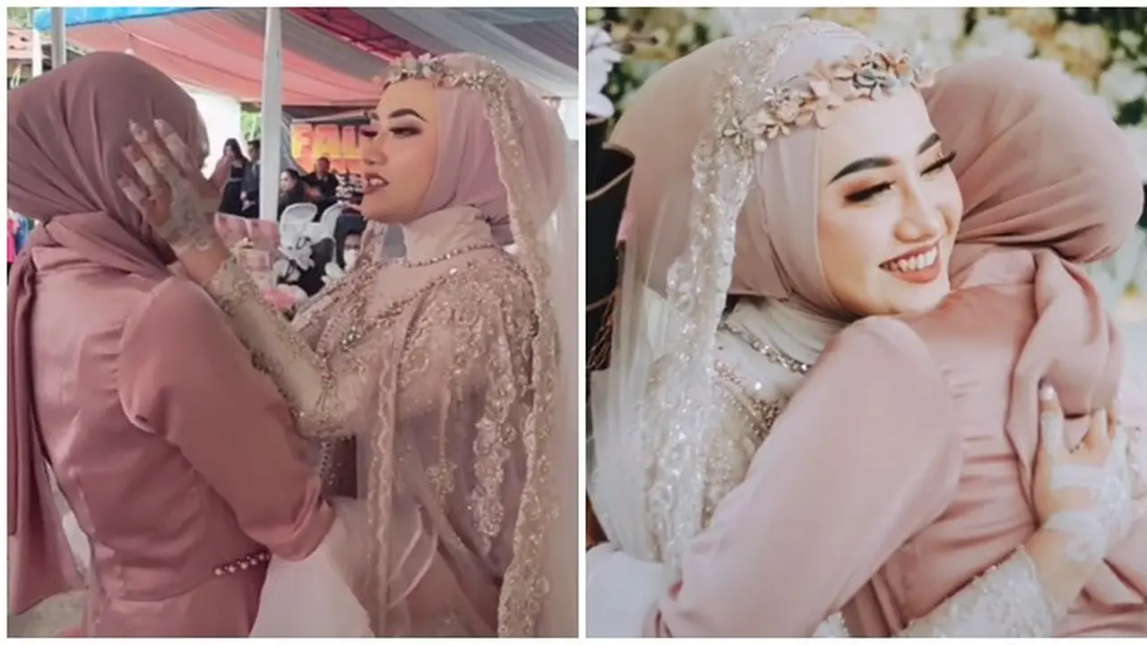 Tetap Tegar, Momen Mempelai Wanita Tenangkan Sahabatnya Ini Bikin Haru