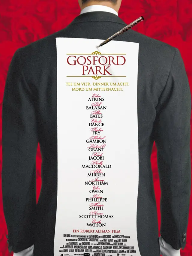 Poster film Gosford Park. (Foto: Dok. Focus Features, Capitol Films/ IMDb)