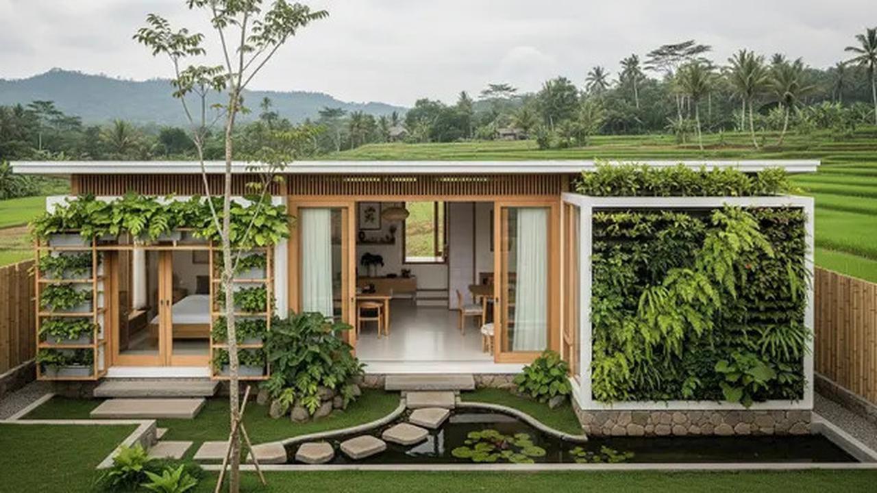 8 Model Rumah Sederhana Tapi Mewah Gaya Japandi dengan Taman Mini 2025, Cocok untuk Keluarga Muda