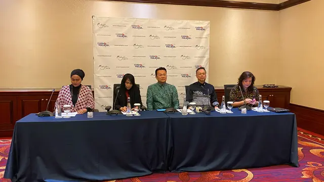 Duta Besar Malaysia untuk Indonesia Syed Mohamad Hasrin Tengku Hussin menyoroti permintaan yang meningkat dalam aktivitas kunjungan warga kedua negara (Dok. Liputan6.com/Teddy Tri Setio Berty).