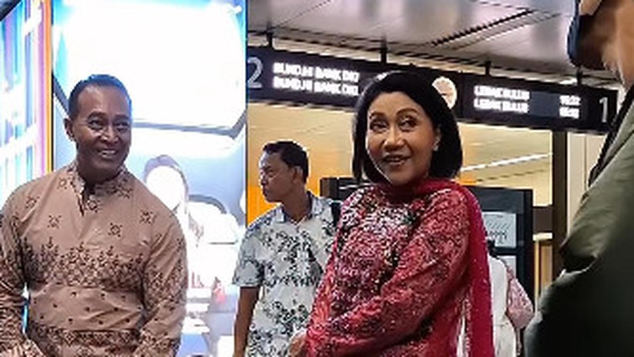 Mantan Panglima TNI Ajak Jalan-Jalan Cucu Naik MRT, Kehadirannya Langsung 'Diserbu' Warga