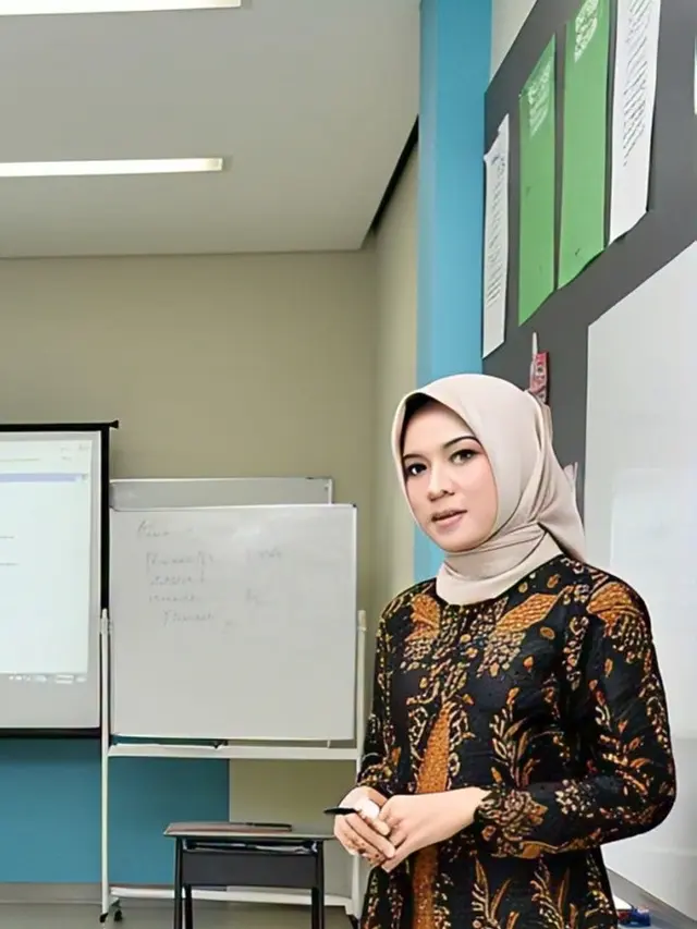 Model Baju Batik Kerja Guru