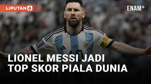 VIDEO: Lionel Messi Jadi Top Skor Sepanjang Masa Argentina di Piala Dunia