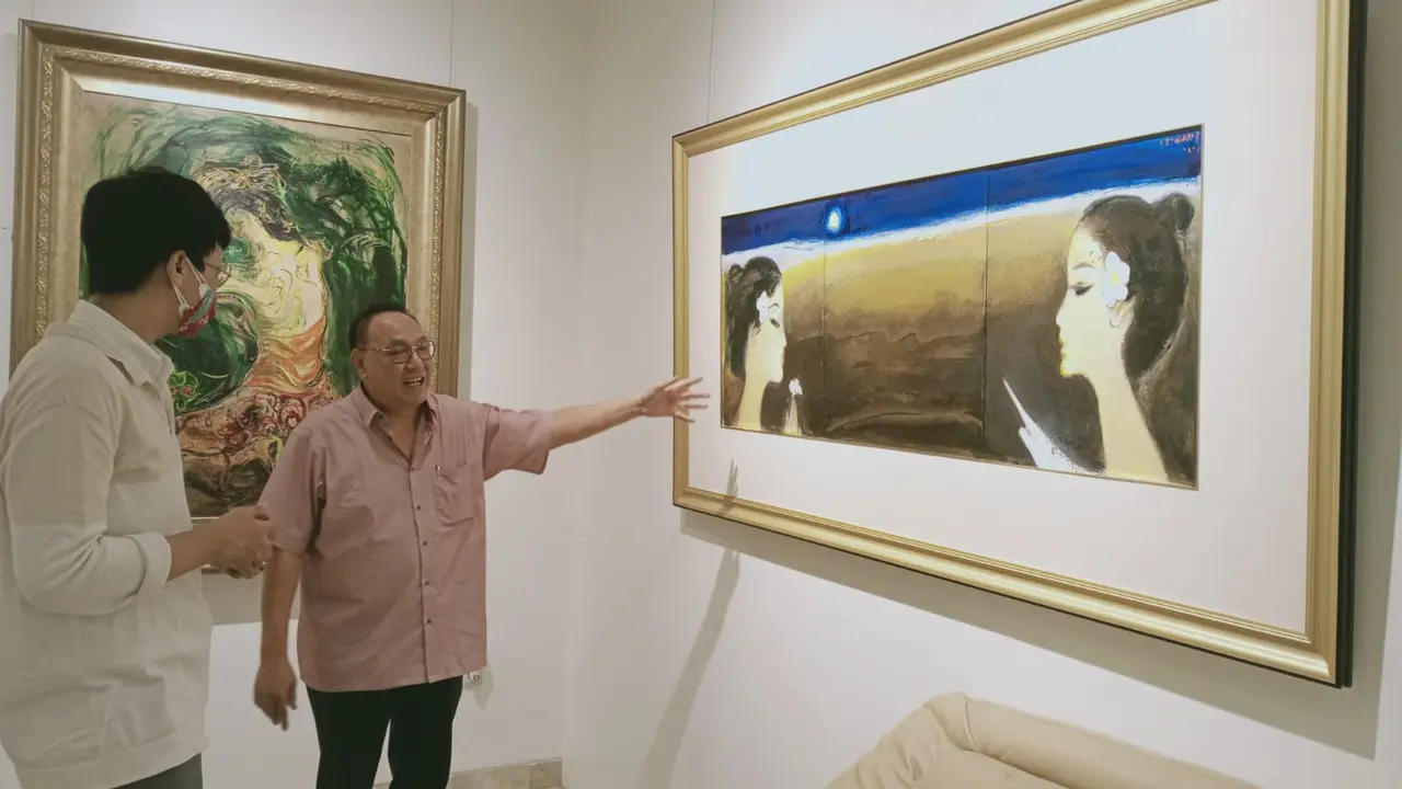 Sejumlah lukisan karta seniman kenamaan Indonesia akan dilelang 1-3 Oktober mendatang. (Istimewa)
