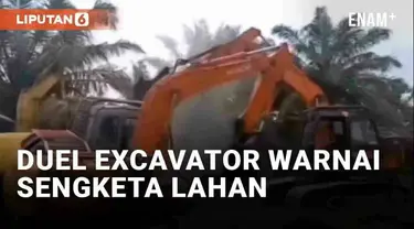 Media sosial dihebohkan dengan duel tak biasa terkait masalah sengketa lahan di Riau. Tiga excavator terlibat duel saat sejumlah pekerja lahan kelapa sawit saling klaim lahan. Akar permasalahan disebut melibatkan dua perusahaan di Kabupaten Siak.