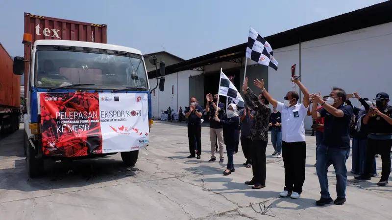 PPI melakukan pelepasan ekspor kopi ke Mesir sebanyak 100 ton.