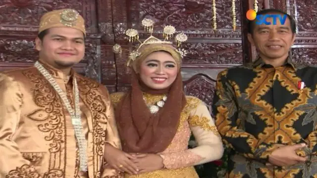 Kedatangan Jokowi Kejutkan Pesta Pernikahan Anak Mantan Sopir