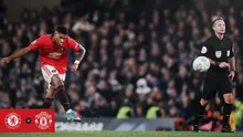Marcus Rashford menjadi pahlawan kemenangan Manchester United atas Chelsea di Piala Liga. (dok. Manchester United)