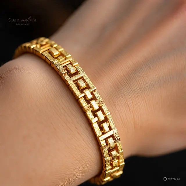 Model Gelang Rantai Emas London Terbaru