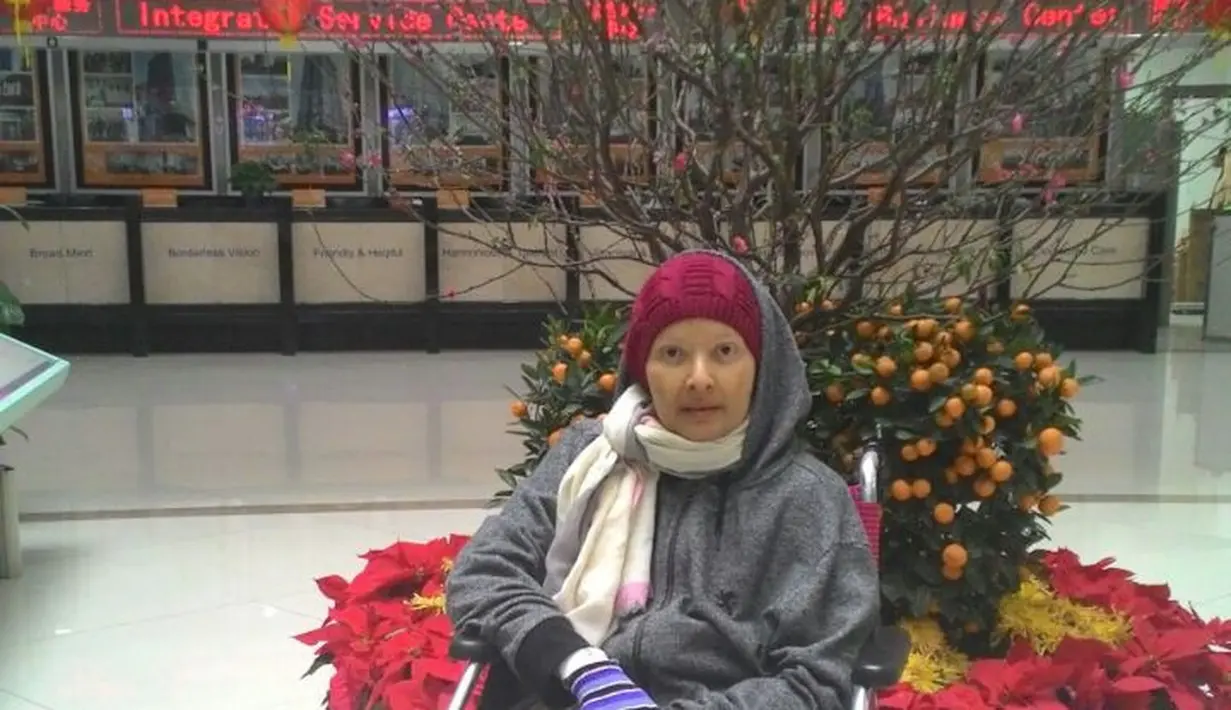 Yana Zein mulai membaik setelah empat bulan menjalani perawatan di Modern Cancer Hospital, Guangzhou, China. Bahkanpersentase kesembuhannya mencapai 75-80%. (dok. Pribadi)
