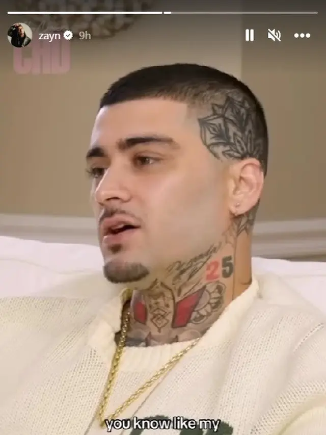 Zayn Malik dalam podcast  Call Her Daddy. (Foto: Instagram/ zayn)