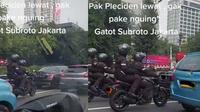 Rombongan Jokowi (TikTok/@inne0911)