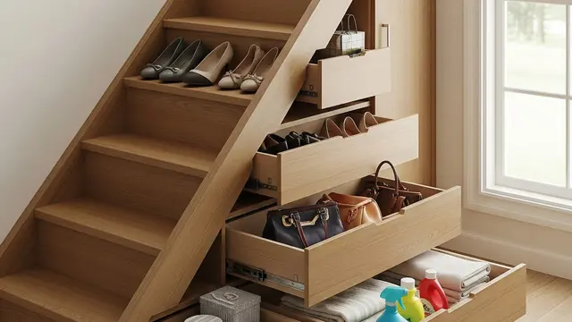 Desain Rumah Mungil Tapi Punya Storage Hidden di Bawah Tangga