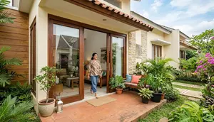 9 Model Pintu Geser Kaca untuk Akses ke Teras, Elegan dan Hemat Ruang
