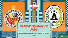 Shopee Liga 1 - Semen Padang FC Vs PS Sleman (Bola.com/Adreanus Titus)