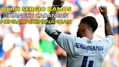 Video Sergio Ramos yang "berulah" di bangku cadangan pada Derbi Madrid antara Atletico Madrid vs Real Madrid di Vicente Calderon Stadium pekan lalu.