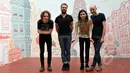 Manceau, band asal Francis, saat ditemui di Institut Francis Indonesia (IFI) di kawasan Thamrin, Jakarta (15/5/2015). (Liputan6.com/Panji Diksana)