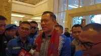 Ketua Umum Partai Demokrat, Agus Harimurti Yudhoyono (AHY) saat baru tiba di Medan