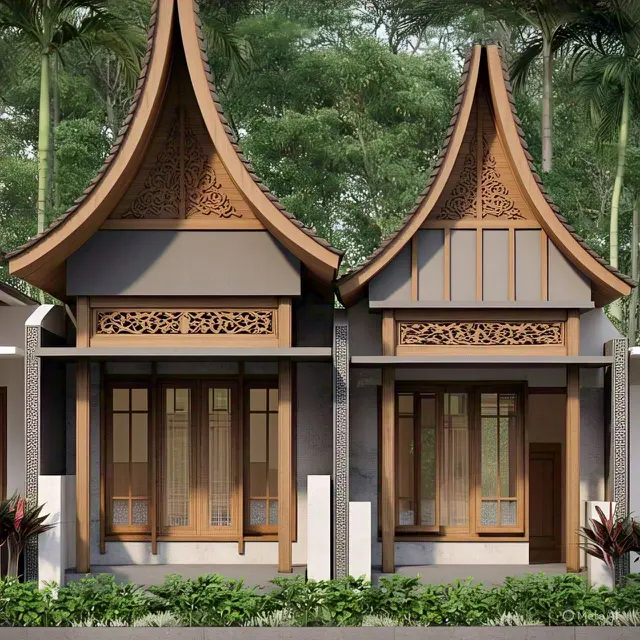 Model Teras Cor Dak Berlapis Genteng