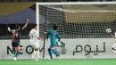 Tim tuan rumah berhasil membuka keunggulan terlebih dahulu melalui gol Haruhi Suzuki pada menit ke-49. (AP Photo/Lee Jin-man)