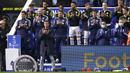 Dengan hasil ini, Leeds United pun masih terpuruk di peringkat ke-16 klasemen Liga Inggris dengan 23 poin dari 27 pertandingan. (PA via AP/Mike Egerton)