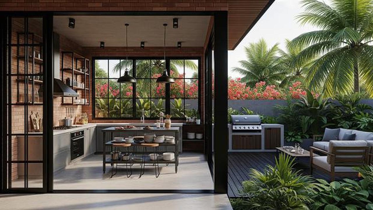7 Model Rumah Mini Tapi Punya Dapur Terbuka dan Teras Belakang yang Cocok Buat BBQ