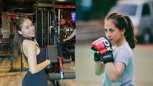 Bakal Tanding Tinju, Ini 8 Potret Adhisty Zara dan Lula Lahfah saat Olahraga