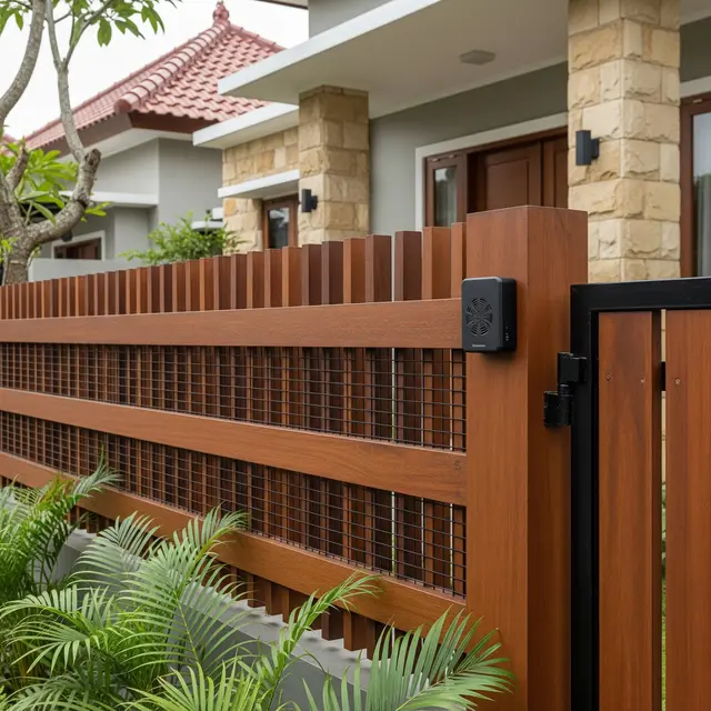 9 Desain Pagar Rumah dengan Sensor Gerak Hewan Pengganggu, Solusi Lindungi Properti