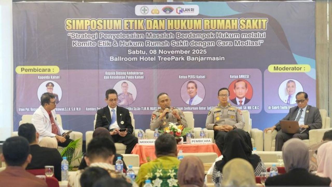 Polda Kalsel Inovasi Mitigasi Sengketa Medis, Unit Mediasi Jadi Percontohan Nasional