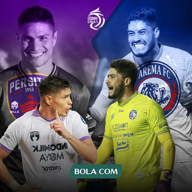 Persita Tangerang vs Arema FC - Ramiro Fergonzi vs Adilson Maringa