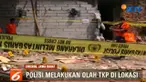 Diduga kuat tembok ambruk lantaran kontsruksinya yang rapuh termakan usia.