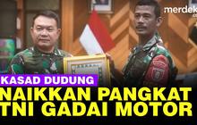 VIDEO: Kasad Naikkan Pangkat Luar Biasa TNI Viral Gadai Motor Urai Macet 16 Jam