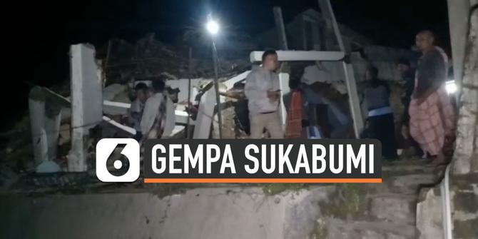 VIDEO: Begini Kerusakan Parah Dampak Gempa Sukabumi