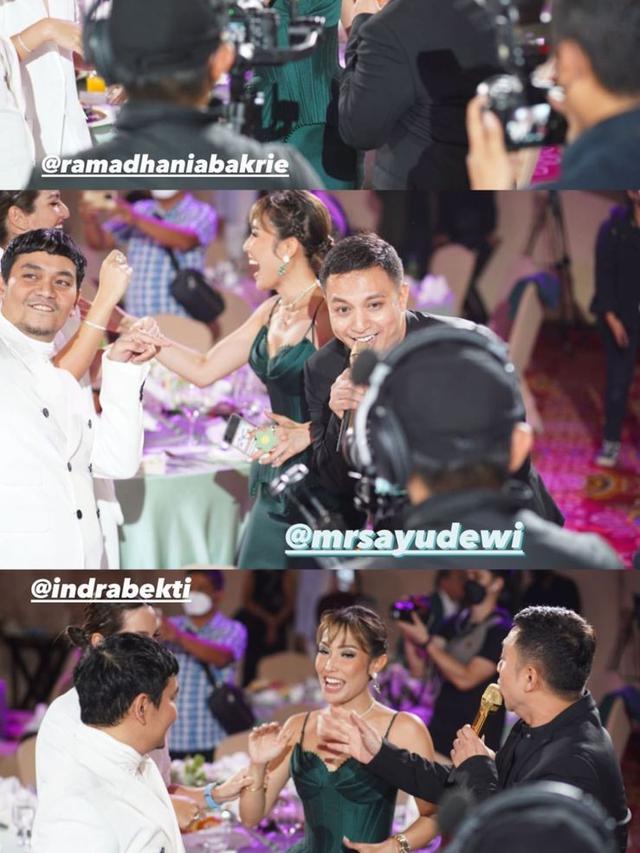 Bertabur Bintang, Ini 6 Potret Pesta Anniversary Pernikahan Ayu Dewi ke-10 Tahun