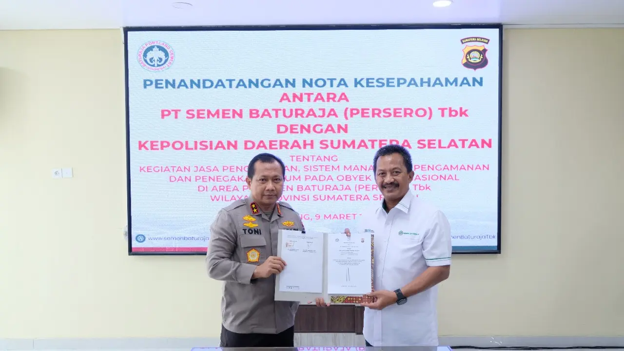 Semen Baturaja-Polda Sumsel Kolaborasi Amankan Objek Vital Nasional