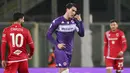 Fiorentina berhasil meraih kemenangan saat menjamu Sampdoria dalam laga pekan ke-15 Liga Italia di Artemio Franchi, Rabu (1/12/2021). (AP/Massimo Paolone)