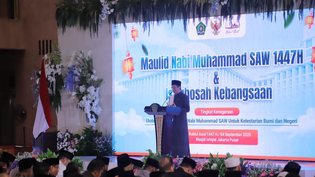 Rayakan Maulid Nabi Muhammad, Menag Perkenalkan Konsep Keberagaman Ekoteologi, Apa Itu?