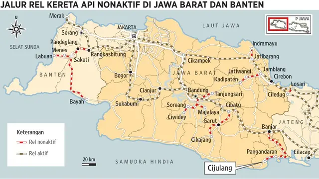 Top 3: Bisakah Rel Kereta Api Mati di Jawa Barat Hidup Lagi?