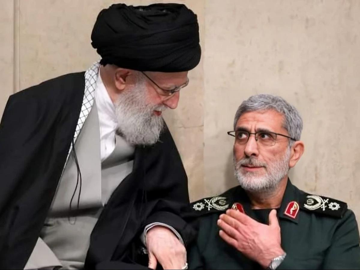 ali khamenei dan Esmail Qaani
