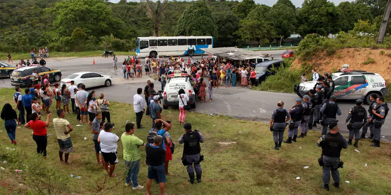 20170102-Kerusuhan di Penjara Amazon Brasil, 60 Orang Tewas-Brasil