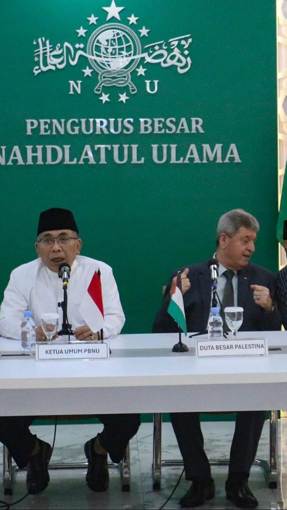 Pertemuan tersebut membahas situasi terkini di wilayah Gaza, Palestina.&nbsp;Foto: merdeka.com / Arie Basuki