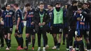 Menang atas Juventus membuat Atalanta berhasil mengemas 58 poin dari 28 laga dan bertahan di posisi tiga klasemen sementara Liga Italia 2024/2025. Sementara Juventus berada di peringkat empat dengan raihan 52 angka. (Isabella BONOTTO/AFP)